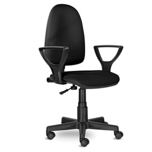 Компьютерное кресло Brabix Prestige Ergo MG-311 (регулируемая эргономичная спинка, кожзам, черное) 531877 в Кемерово