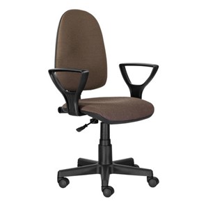 Кресло офисное Brabix Prestige Ergo MG-311 (регулируемая эргономичная спинка, ткань, коричневое) 531875 в Кемерово