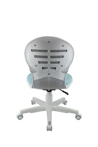Компьютерное кресло Chair 1139 FW PL White, Голубой в Кемерово - предосмотр 4