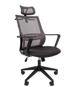 Офисное кресло CHAIRMAN 545 сетка/ткань серый в Кемерово