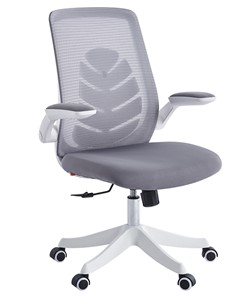 Кресло компьютерное CHAIRMAN 565, сетчатый акрил серый / полиэстер серый в Кемерово