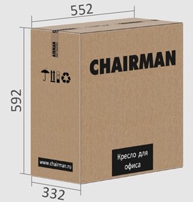 Кресло CHAIRMAN 651 ЭКО черное в Кемерово - предосмотр 4