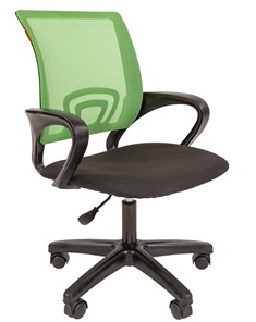 Компьютерное кресло CHAIRMAN 696 black LT, зеленое в Кемерово