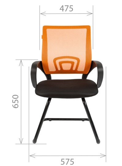 Компьютерное кресло CHAIRMAN 696V, TW-01, цвет черный в Кемерово - изображение 2
