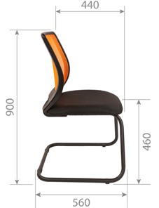Кресло CHAIRMAN 699V, цвет оранжевый в Кемерово - предосмотр 2