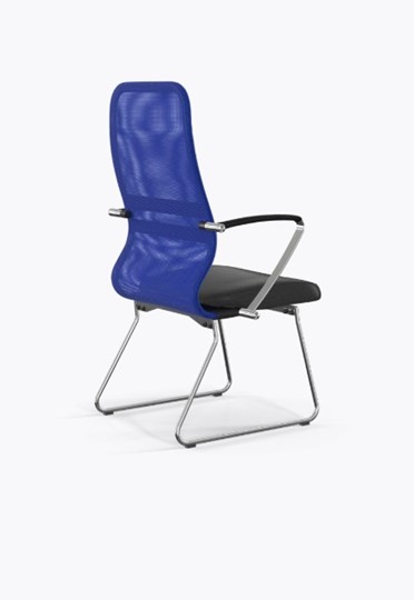 Кресло офисное Ergolife Sit 8 B2-9K - X1+Extra (Синий-Черный) в Кемерово - изображение 1