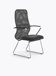 Кресло офисное Ergolife Sit 8 B2-9K - X1+Extra (Св.серый-Черный) в Кемерово