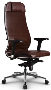 Кресло офисное Metta L 1m 38K2/4D мультиблок, нижняя часть 17839 коричневый в Новокузнецке