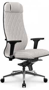 Кресло офисное Мetta L 1m 40M/2D Infinity Easy Clean (MPES) мультиблок, нижняя часть 17838 белый в Новокузнецке
