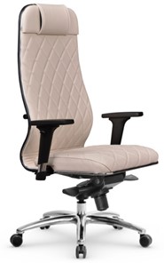 Кресло офисное Мetta L 1m 40M/2D Infinity Easy Clean (MPES) мультиблок, нижняя часть 17838 бежевый в Новокузнецке