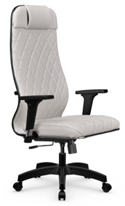 Кресло офисное Мetta L 1m 40M/2D Infinity Easy Clean (MPES) топган, нижняя часть 17831 белый в Новокузнецке