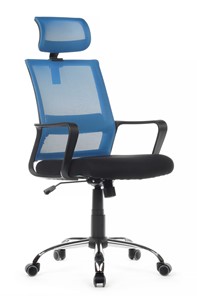 Офисное кресло RCH 1029HB, черный/синий в Кемерово