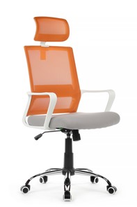 Офисное кресло Riva RCH 1029HW, серый/оранжевый в Кемерово