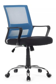 Компьютерное кресло Riva RCH 1029MB, черный/синий в Кемерово