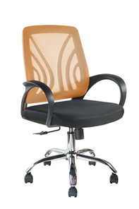 Офисное кресло Riva Chair 8099Е, Оранжевый в Кемерово