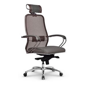 Кресло офисное Samurai SL-2.04 MPES Светло-коричневый / Серый в Кемерово