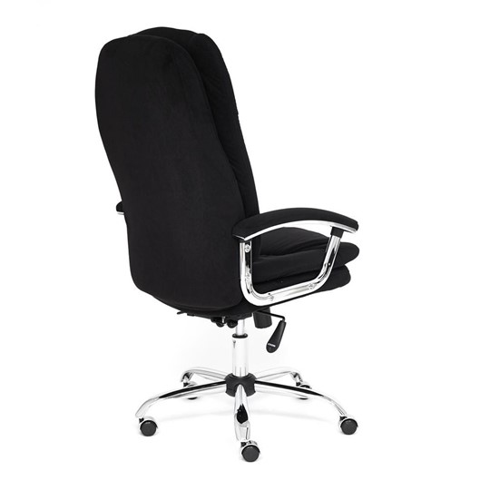 Компьютерное кресло SOFTY LUX флок, черный, арт.13594 в Кемерово - изображение 3
