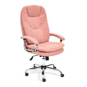 Кресло офисное SOFTY LUX флок, розовый, арт.13952 в Кемерово