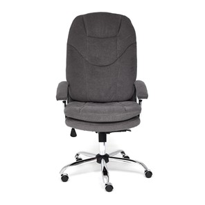 Компьютерное кресло SOFTY LUX флок, серый, арт.13591 в Кемерово - предосмотр 1