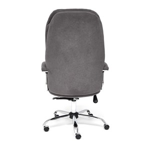 Компьютерное кресло SOFTY LUX флок, серый, арт.13591 в Кемерово - предосмотр 4
