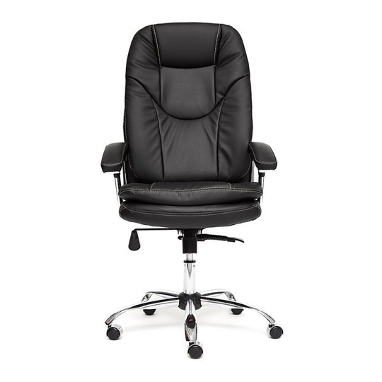 Кресло офисное SOFTY LUX кож/зам, черный, арт.12902 в Кемерово - изображение 2