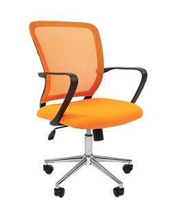 Компьютерное кресло CHAIRMAN 698 CHROME new Сетка TW-66 (оранжевый) в Кемерово
