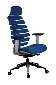 Кресло Riva Chair SHARK (Синий/серый) в Кемерово