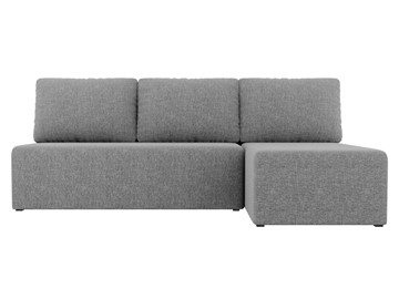 Угловой диван с оттоманкой Поло, Серый (рогожка) в Кемерово - предосмотр 1
