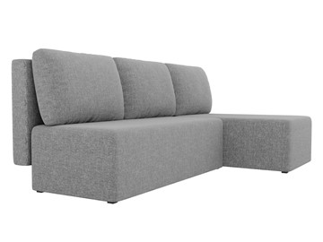 Угловой диван с оттоманкой Поло, Серый (рогожка) в Кемерово - предосмотр 2