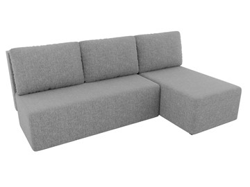 Угловой диван с оттоманкой Поло, Серый (рогожка) в Кемерово - предосмотр 3