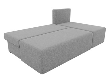 Угловой диван с оттоманкой Поло, Серый (рогожка) в Кемерово - предосмотр 4