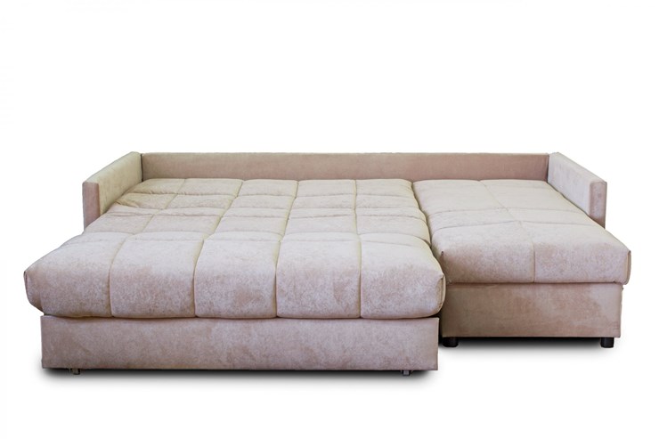 Угловой диван Аккордеон 043, 1400 с оттоманкой 700, ППУ в Кемерово - изображение 1