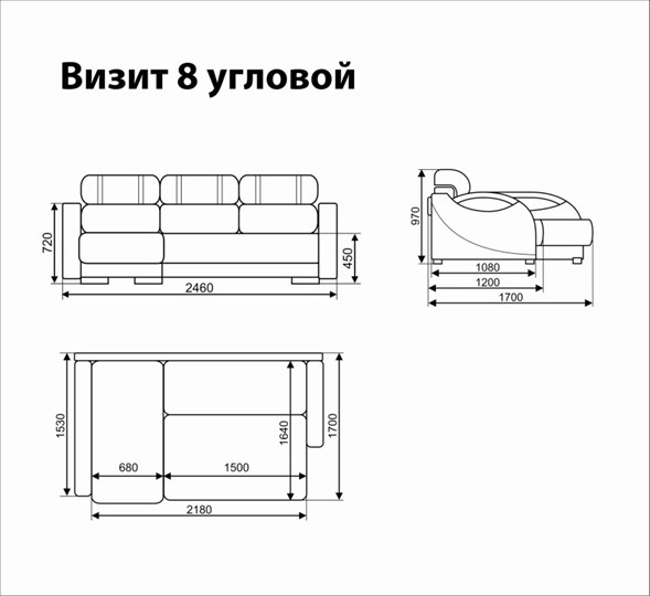 Угловой диван Визит 8 в Кемерово - изображение 5