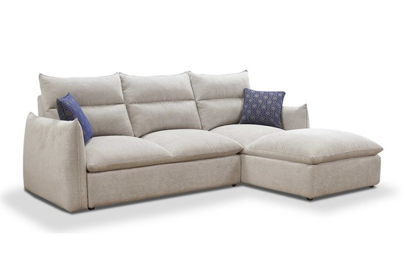 Угловой диван с оттоманкой Лаура в Кемерово - изображение