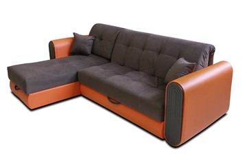 Угловой диван с оттоманкой Аккордеон-8 (сп.м. 90х205) в Кемерово