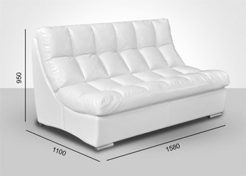Прямой диван Брайтон без механизма 1580*1100*950 в Кемерово