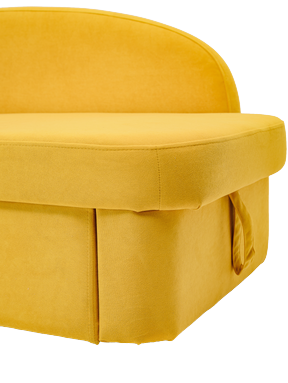 Диван-кровать левая Тедди желтый в Кемерово - изображение 3