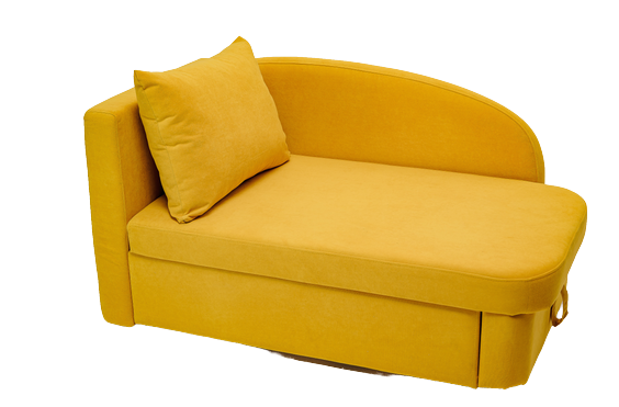 Диван-кровать левая Тедди желтый в Кемерово - изображение