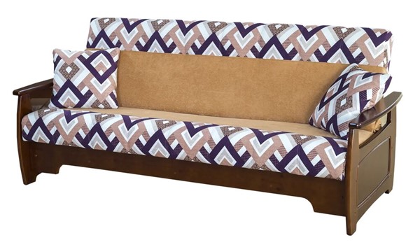 Прямой диван Бриз 2100х860х910, Орех в Кемерово - изображение