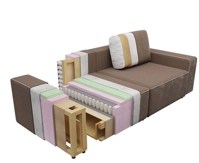 Прямой диван Пегас 1 БД в Кемерово - изображение 3