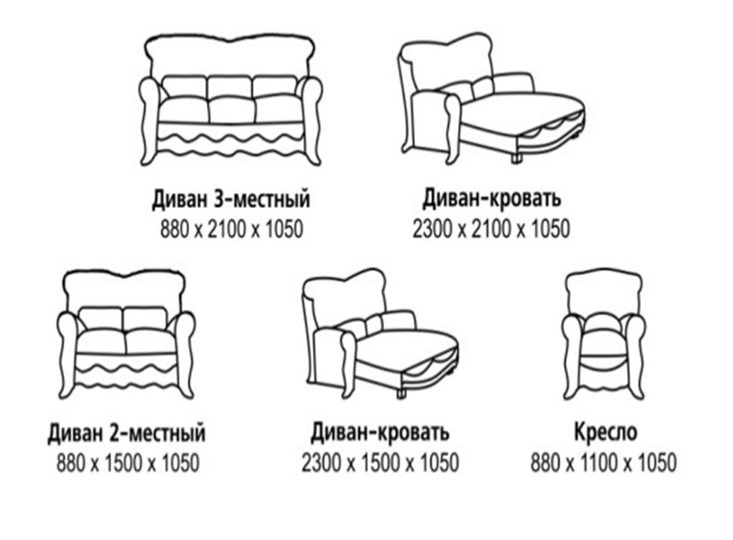 Прямой диван Барокко, ДБ3 в Кемерово - изображение 7