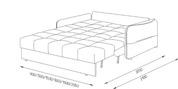 Прямой диван Токио 2 150 (НПБ) в Кемерово - предосмотр 7