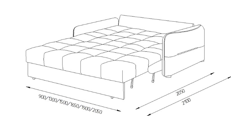 Прямой диван Токио 2 150 (НПБ) в Кемерово - изображение 7
