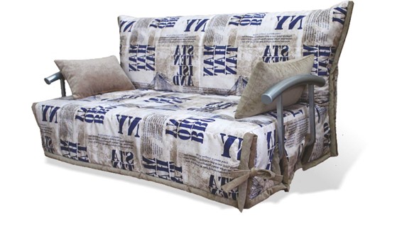 Прямой диван Аккордеон с боковинами, спальное место 1200 в Кемерово - изображение