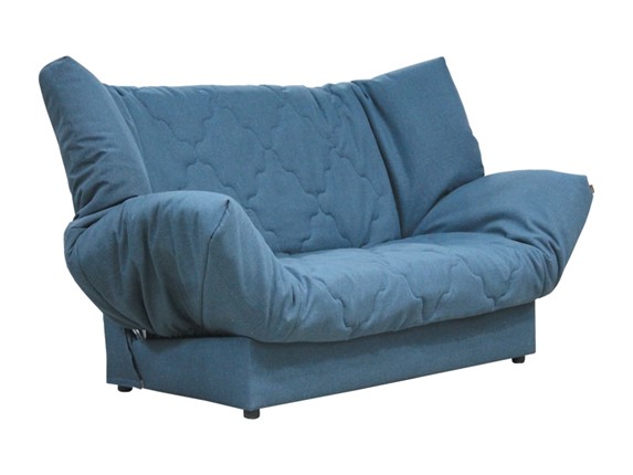Прямой диван Ивона, темпо7синий в Кемерово - изображение