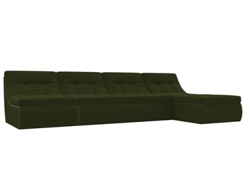 Большой модульный диван Холидей, Зеленый (микровельвет) в Кемерово