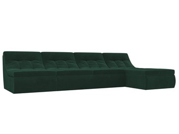 Большой модульный диван Холидей, Зеленый (велюр) в Кемерово