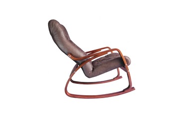 Кресло-качалка Гранд, замша шоколад в Кемерово - предосмотр 1