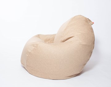 Кресло-мешок Макси, рогожка, 150х100, песочное в Кемерово - предосмотр 2