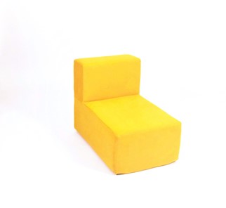 Кресло бескаркасное Тетрис 50х80х60, желтое в Кемерово